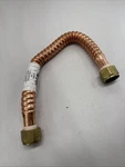 Watts Brass Corrugated Copper Water Heater Connector 3/4"FIP* 12" WFF15 Open. Price: $14.94.