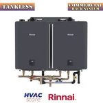 Rinnai Commercial Rack System With Two Unit Tankless Water Heater Wall Mounted New. Price: $5640.00.