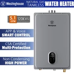 Westinghouse 120,000 Btu Natural Gas Tankless Water Heater App & Voice Control New. Price: $749.99.
