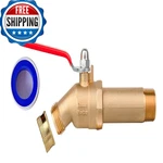 House Mods HMP011 Lf Brass 3/4 Mnpt Water Heater Drain/flush Valvefull Port New. Price: $49.79.