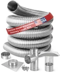 Forever Vent 4" Flex-all Single Ply Fuel Stainless Steel Chimney Liner Kits New. Price: $395.95.