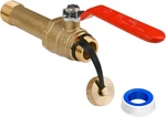 Whk Water Heater Drain Valve 3/4"MIP X Inch Shank, Lead-free Brass New. Price: $42.85.