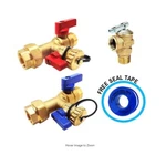 3/4 Inch Tankless Water Heater Isolation Service Valve Pressure Relief New. Price: $59.59.