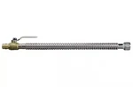 Apollo 3/4" Pex-a Fnpt Water Heater Connector 18" Stainless With Ball Valve New. Price: $14.07.