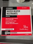 Everbilt 120 Gal. Galvanized Steel Water Heater Restraining Strap Universal New. Price: $25.00.