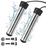 Immersion Water 2PACK, Portable Electric 304 Stainless Heaters With Guard New. Price: $74.09.