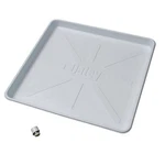 28 In. X 30 Plastic Washing Machine Pan With 1 Drain Adapter New. Price: $35.88.