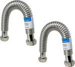 New Procuru 2 Pack 1-1/4 Fip 36" Stainless Steel Water Heater Flex Connector. Price: $49.99.