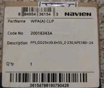 Navien Wpa (a) Clip-pps, Npe 20018343A New. Price: $10.00.