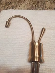 Insinkerator Tuscan Indulge F-GN2215-BB Hot Water Dispenser Fauc -brushed Bronze Open. Price: $320.00.