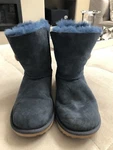 Ugg Short Boots Blue Button Size 35 S/n 1017400K Girls Pre-owned. Price: $29.99.