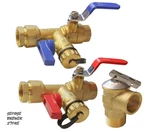 Hourleey 3/4" Ips Tankless Water Heater Service Valve Kit W/ Pressure Relief New. Price: $47.99.