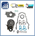 Oil Pump & Timing Chain Kit Cover Gasket M295HV Fit For Chevy Gmc New. Price: $148.99.