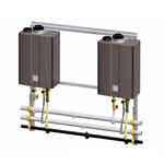 Rinnai Commercial Rack Inline Wall Mount With 2 Unit Tankless Water Heaters. Price: $8180.00.