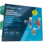 Sharkbite 25374 Tankless Water Heater Valves Installation Kit New. Price: $64.99.