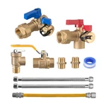 Vevor Water Heater Kit 3/4" Cold & Hot Plumbing Repair With Gas Hose New. Price: $75.90.