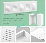 New Gandeer 2 Radiator Baseboard Heater Cover With Left Right End Caps. Price: $17.95.