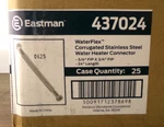 Eastman 24" Water Heater Connector Stainless 3/4"X3/4" Fip 437024 (box Of 25) S7 New. Price: $199.99.
