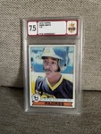 Topps 1979 Ozzie Smith Rookie Card #116 San Diego Padres Pcg 7.5 Graded. Price: $295.00.