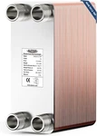 Alorair 70 Plate 5"X12" Brazed Heat EXCHANGER,1-1/4"MPT PORT,316L St.steel New. Price: $353.74.