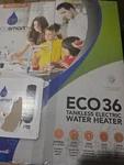 New Ecosmart 36 Kw 7.03 Gpm 240-VOLT Electric Tankless Water Heater. Price: $499.95.