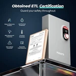 Fogatti Tankless Water Heater Electric Up To 3.3 Gpm 14KW 240V Etl Certified New. Price: $237.49.