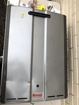 Rinnai RU199EP Water Heater With Dings, Power Tested, See Pictures New. Price: $1037.79.