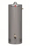 New Rheem 40-GAL Gas Water Heater Minor Cosmetic Dent Never Installed Open. Price: $549.50.