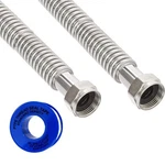 Cmi Inc 18' Corrugated Stainless Steel Flexible Water Line 2 Pack, 3/4' Fip X... New. Price: $40.22.