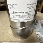 Z-flex Special Gas Vent 4 Stainless Steel Adapter For Chimney Stove Silver New. Price: $49.95.