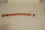 Corrugated Copper Connector 3/4FIP X 15" Long Open. Price: $9.72.