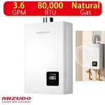 Mizudo Natural Gas Tankless Water Heater 80,000 Btu 3.6 Gpm Indoor Certified. Price: $175.99.