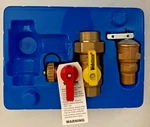Webstone 3/4 Exp Tankless Water Heater Service Valve Kit - Cold Missing Open. Price: $32.95.
