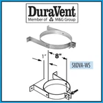 Duravent Directvent Pro 5" X 8" Galvanized Wall Strap #58DVA-WS New. Price: $41.99.