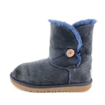 Ugg Bailey Button Winter Boots Kids Youth Size 6 Eur 38 Blue Leather Sheepskin Pre-owned. Price: $39.99.