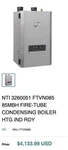 Residential Condensing Gas Boiler Used. Price: $2250.00.