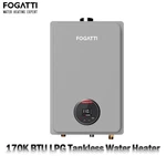 Fogatti 24L Tankless Water Heater Propane Gas 170,000 Btu 7.5 Gpm Whole House New. Price: $749.99.