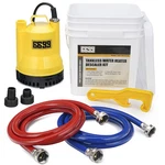 6699 Tankless Water Heater Flushing Kit Includes 1/6HP Submersible Sump Pump ... New. Price: $143.42.
