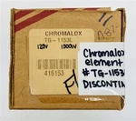 Chromalox Water Heater Element 1500W 120V #TG-1153L New. Price: $35.95.