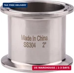 Dernord Sanitary Spool Tube With Clamp Ends,stainless Steel 304 Seamless Round New. Price: $26.23.