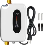 Tankless Water Heater Electric 110V, 3000W Switch Between Fahrenheit Or Celsius New. Price: $101.34.