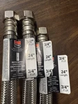 Fluidmaster PRO1H24: 3/4" Fipxfip 24" Ss Braided Hose Water Heater Connector New. Price: $25.00.
