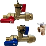 3/4 In Pex B Tankless Water Heater Isolation Service Valve Pressure Relief New. Price: $61.61.