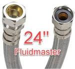 24" Fluidmaster Stainless Water Heater Supply Connector Hose Lines 3/4" Fip New. Price: $13.99.