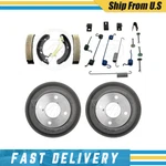 Rear Brake Drums Shoes & Hardware Spring Kit 1995-1996 Ford Contour New. Price: $201.03.