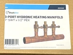 Sharkbite Port Hydronic Heating Manifold Swt 1/2 Pex Model 831069 New. Price: $48.00.