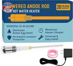 Podoy Powered Anode Rod For Hot Water Heater, Stops Corrosion And Eliminates Rot New. Price: $105.12.