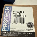 Rheem Horizontal Vent Termination Kit 3 In. SP20286 New. Price: $60.00.