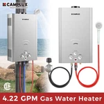 Camplux 16L Tankless Gas Water Heater Instant Hot Outdoor Shower Camper Cabin Rv New. Price: $359.99.