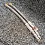 Sioux Chief 279-3F3Q18 3/4'' Fip Pdq 18''.WATER Heater Connectors (2) New. Price: $24.50.
